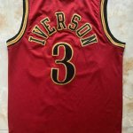 Maillot de Basket #3 Iverson Philadelphia 76ers 1999-00 Rouge